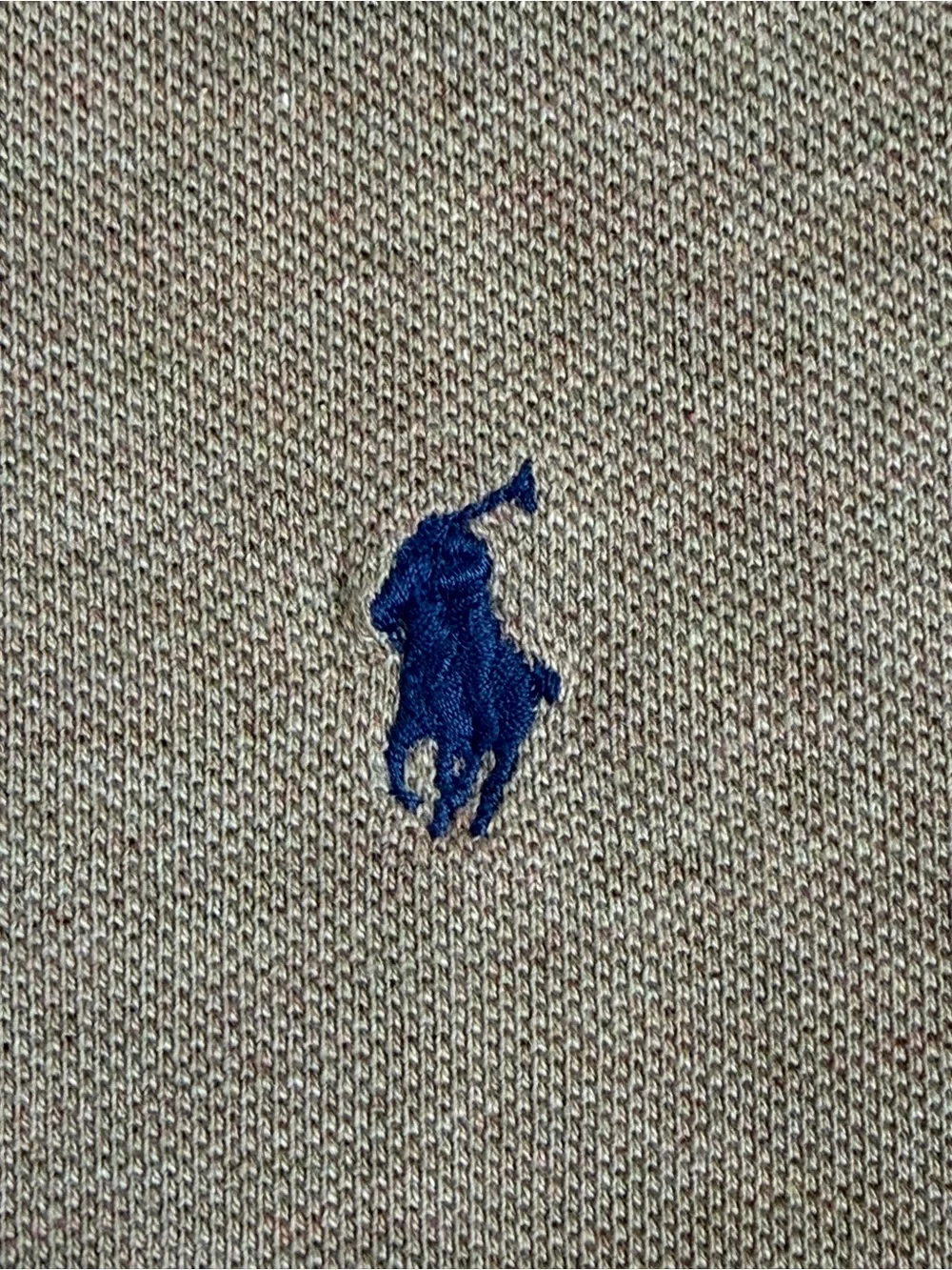 Ralph Lauren Polo Shirt in Khaki with Navy Pony